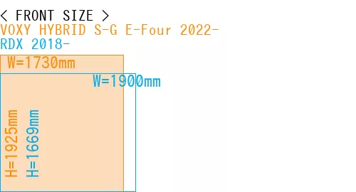 #VOXY HYBRID S-G E-Four 2022- + RDX 2018-